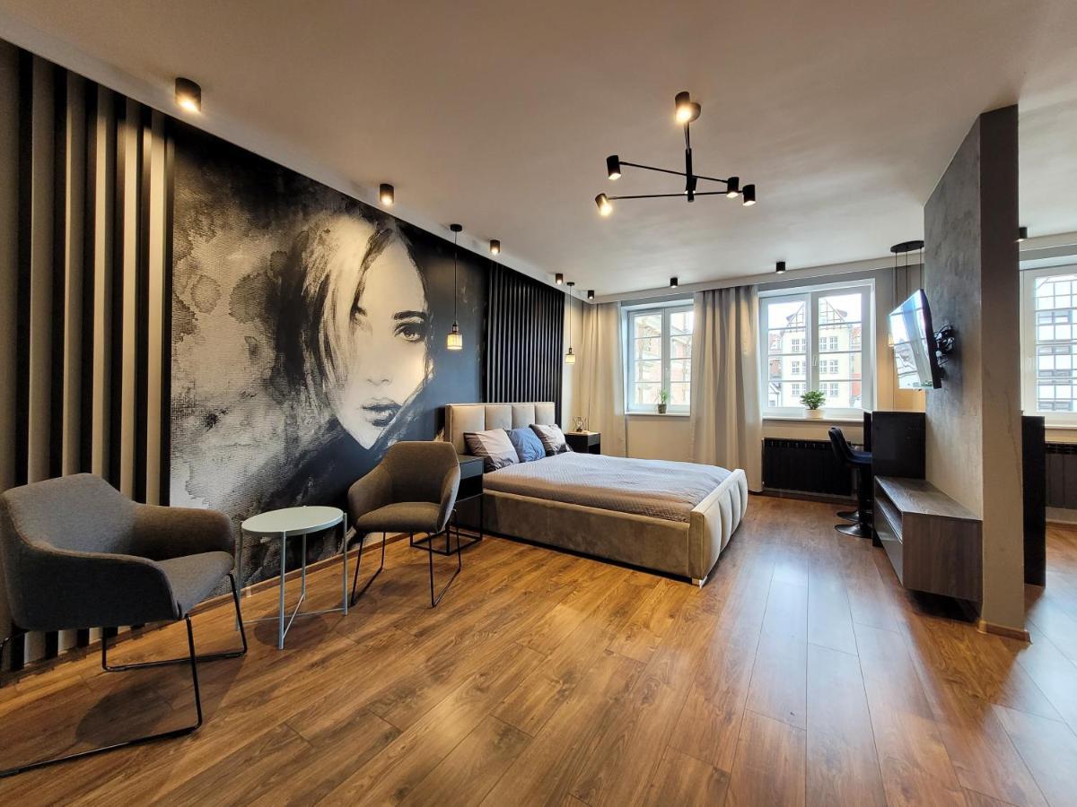 Apartament Stare Miasto Gdansk Z Widokiem Na Motlawe Eksteriør bilde